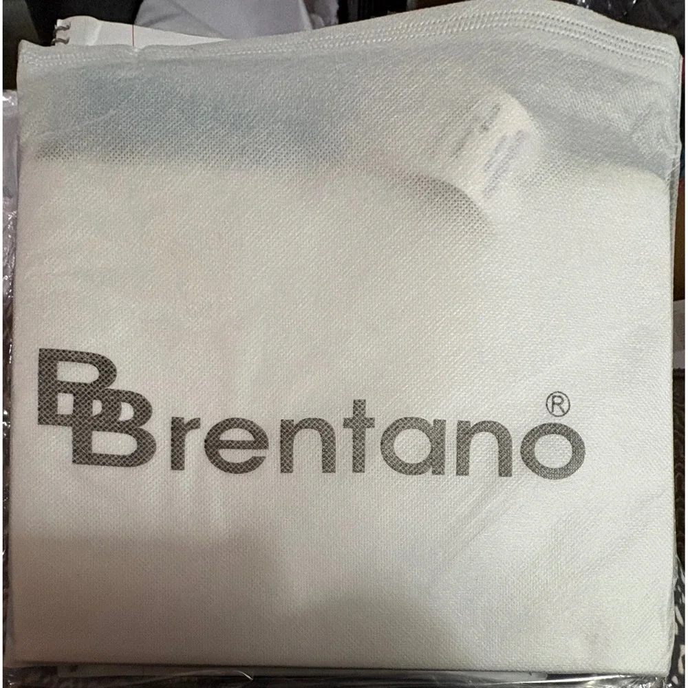 Brentano Teal Blue Geometric Colorblock Tassel Clutch Bag‎ NWT